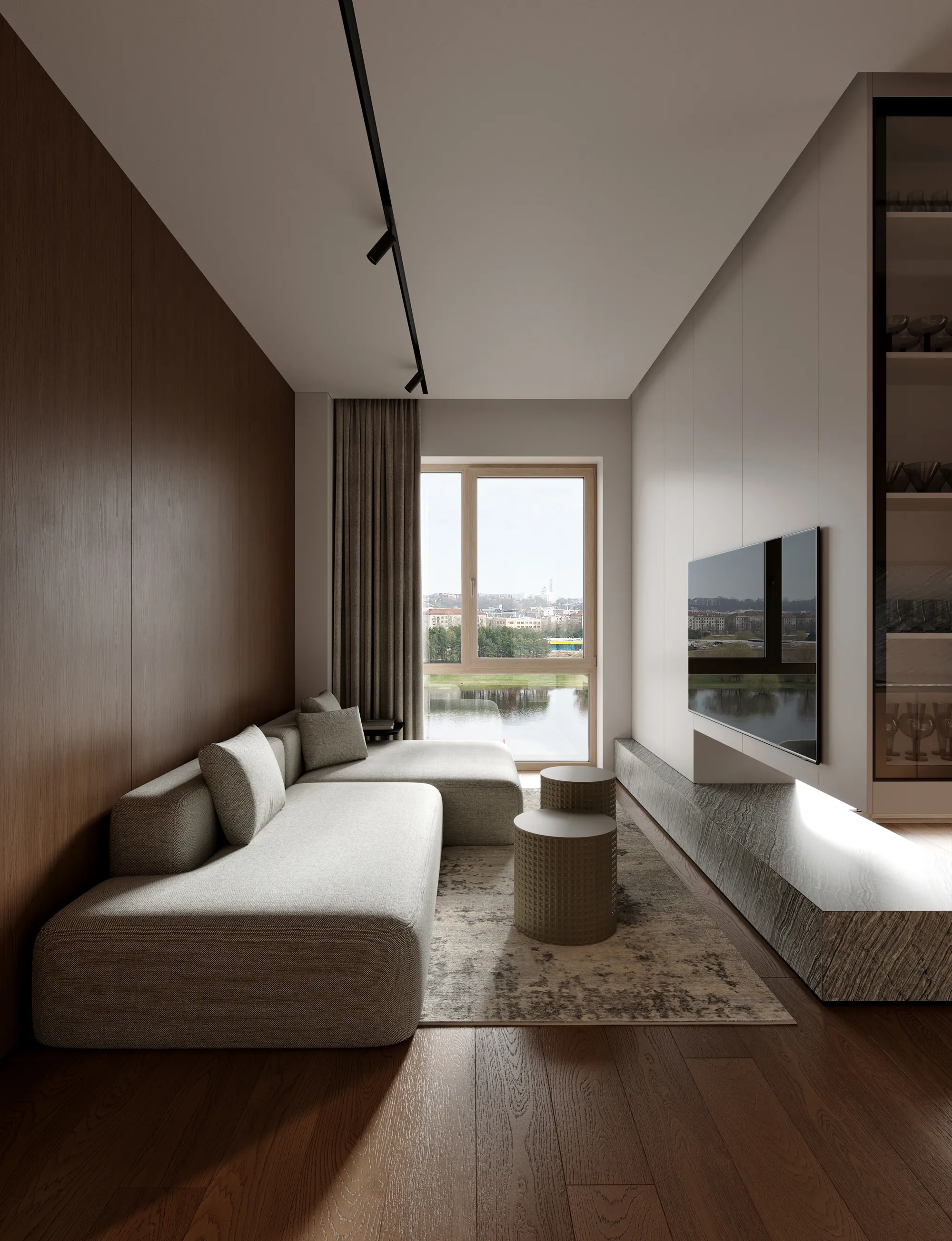 Bergamot apartment interior by Ishoro
