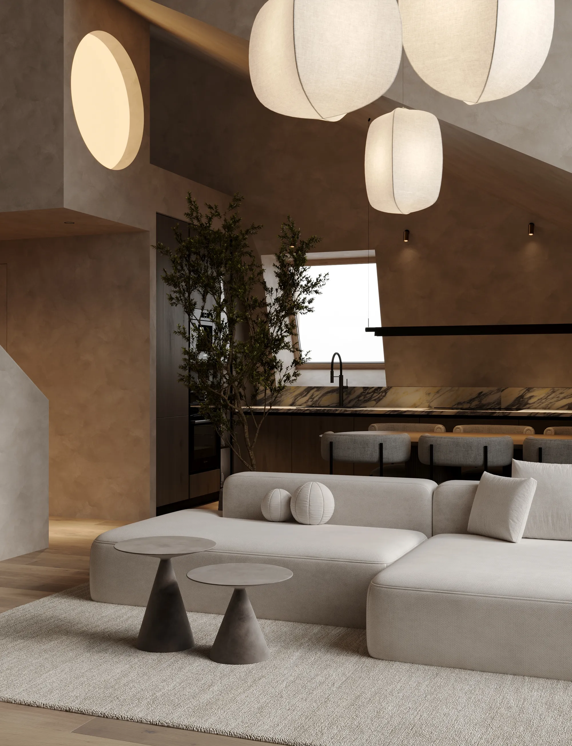 Harmony apartment interior by Ishoro